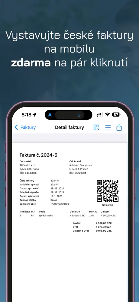 easyFaktury App Preview